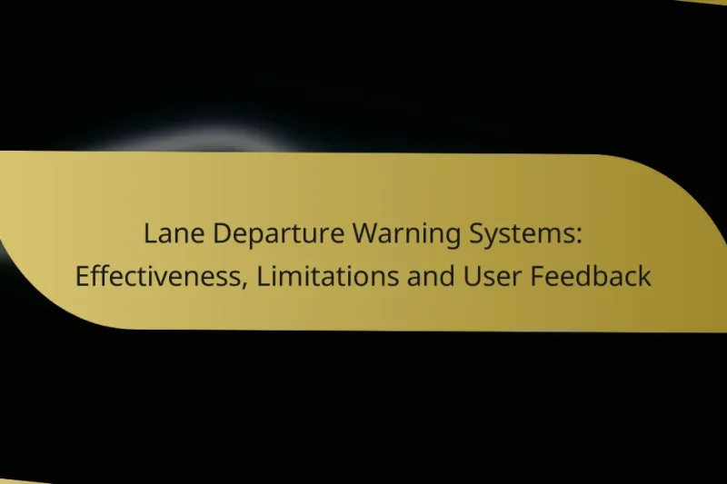 Lane Departure Warning Systems: Effectiveness, Limitations and User Feedback