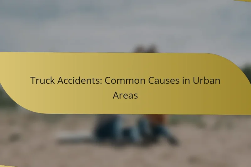 Truck Accidents: Common Causes in Urban Areas